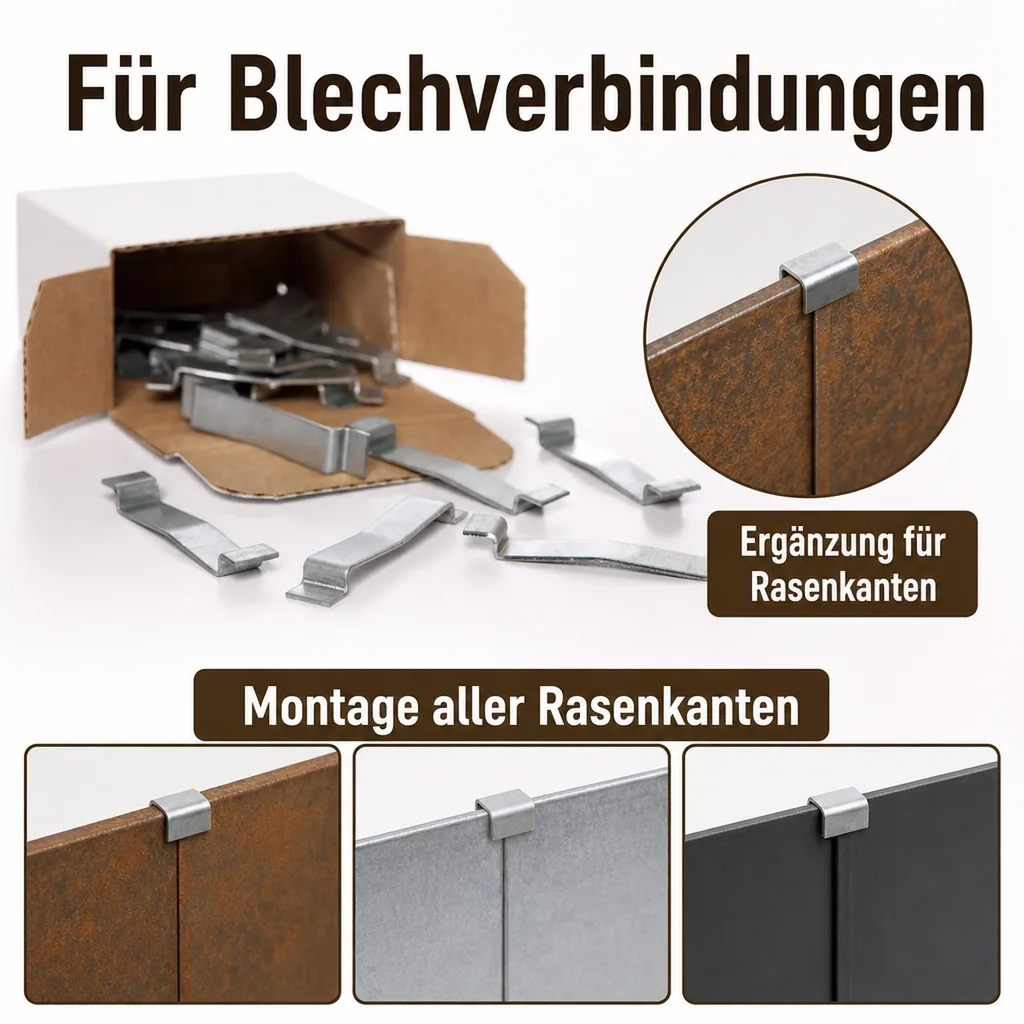 Corten-Klemme für Blechverbindung