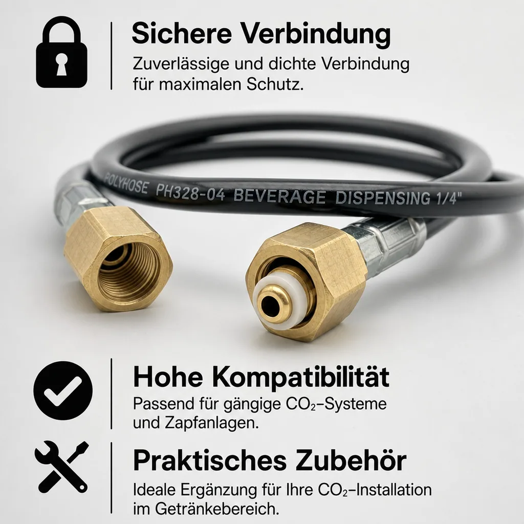 CO2 Sodastream adapter schlauch set