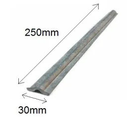10Set Erdanker Metall 25cm x 3cm | Bodenanker | Erdnägel