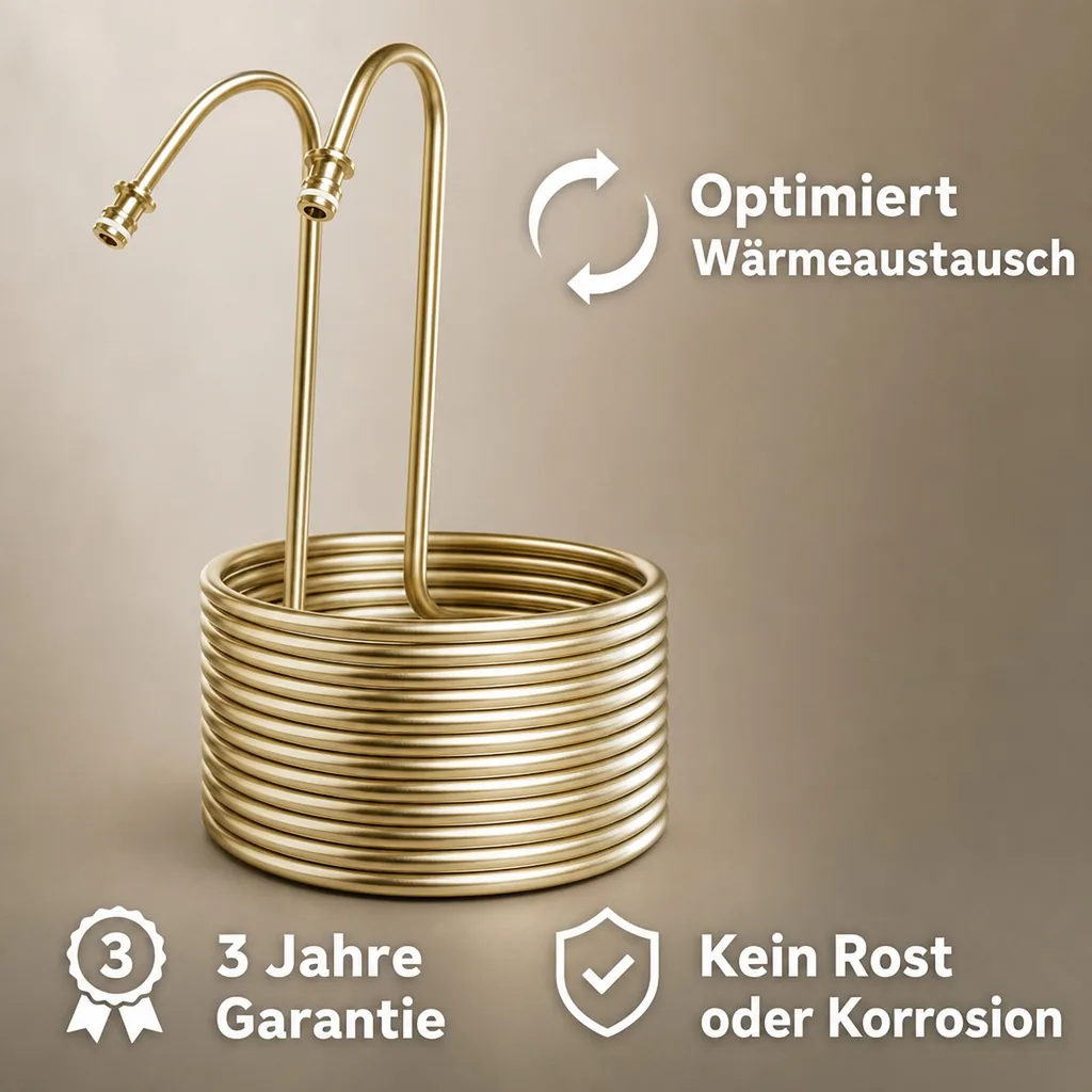 Würzekühler, Kühlspirale - Chill'in 50, Edelstahl