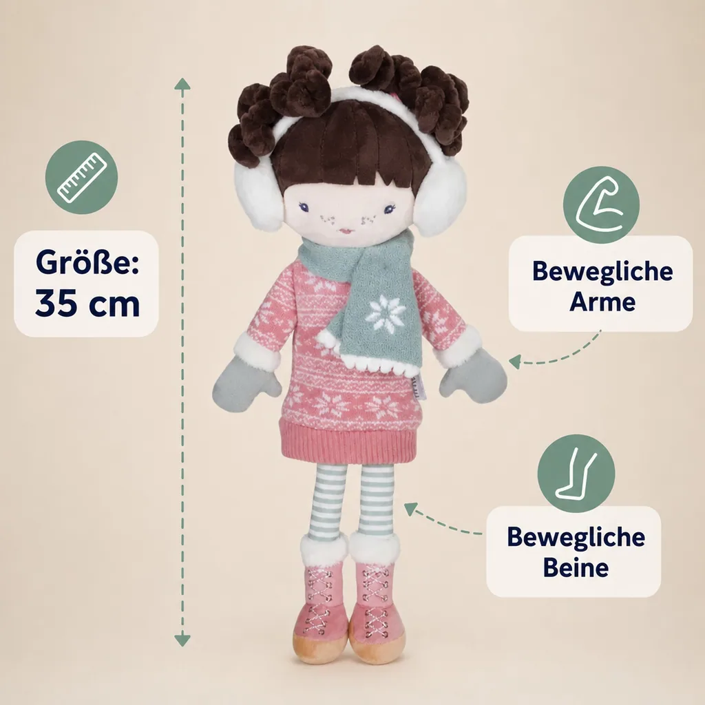 Little Dutch Kuschelpuppe - Sam, 35 cm