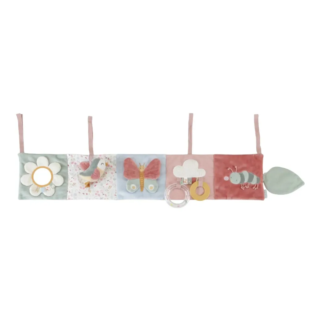 Little Dutch Stoffbuch mit Aktivitäten für Laufgitter - Flowers & Butterflies