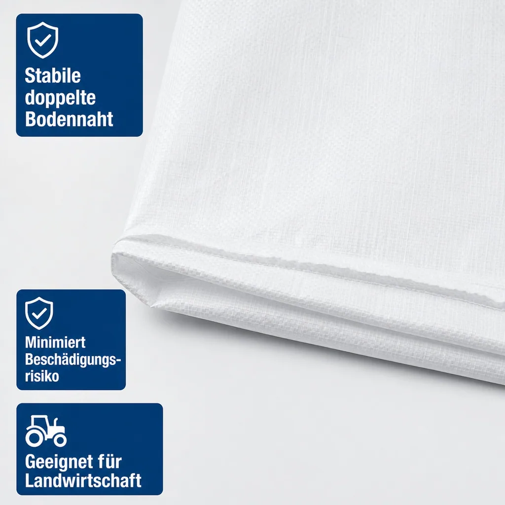Gewebesack, PP 65x135cm, weiß, Schuttsack, Bauschuttsack