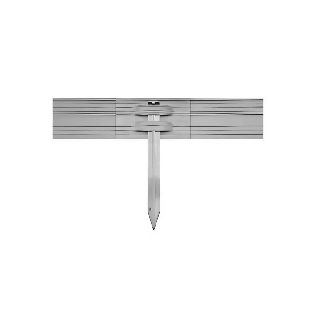 10er Set Erdanker für Ultra Starke Alu Rasenkanten | Bodenanker | Erdnägel