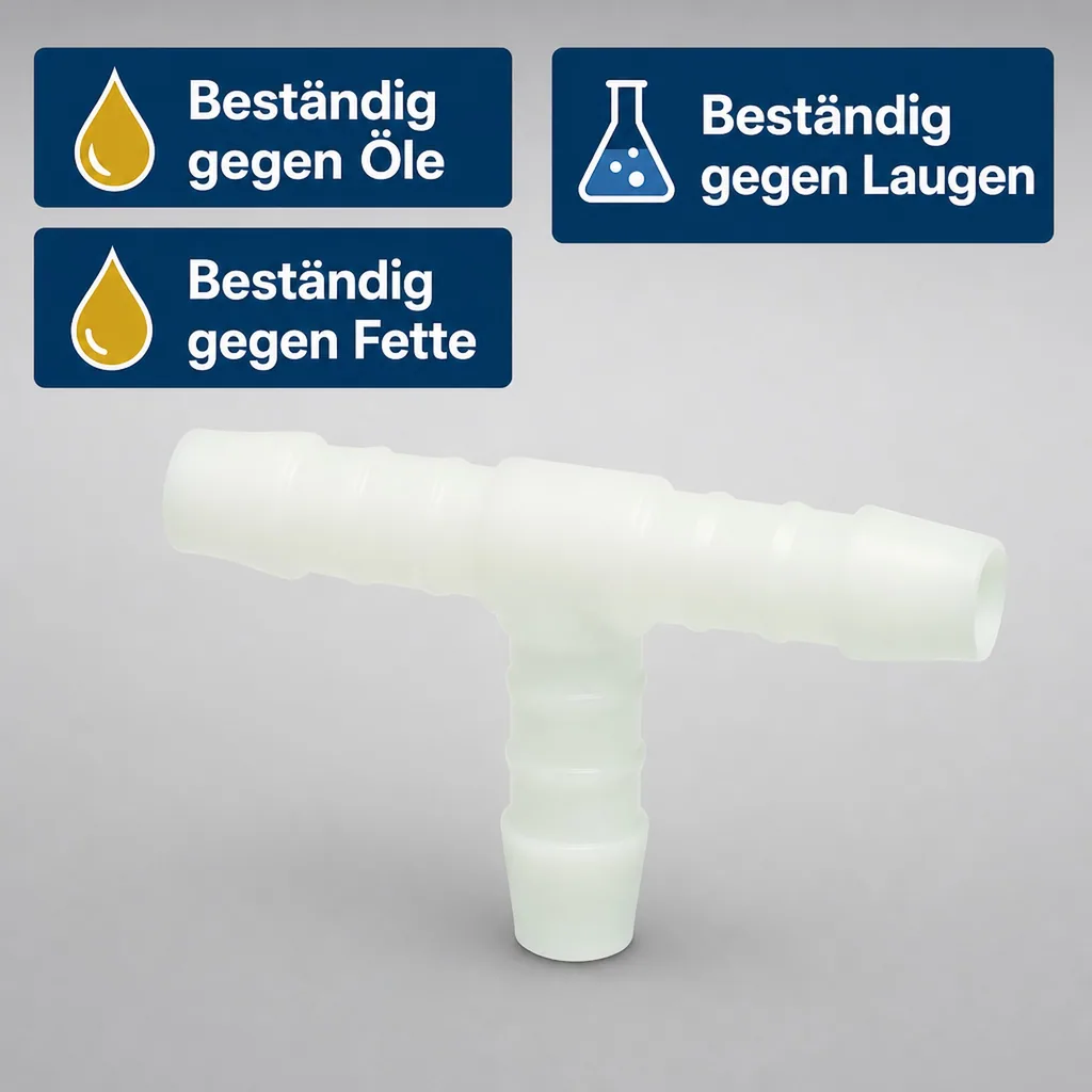 Schlauchverbinder Kunststoff T-Stück 6 mm