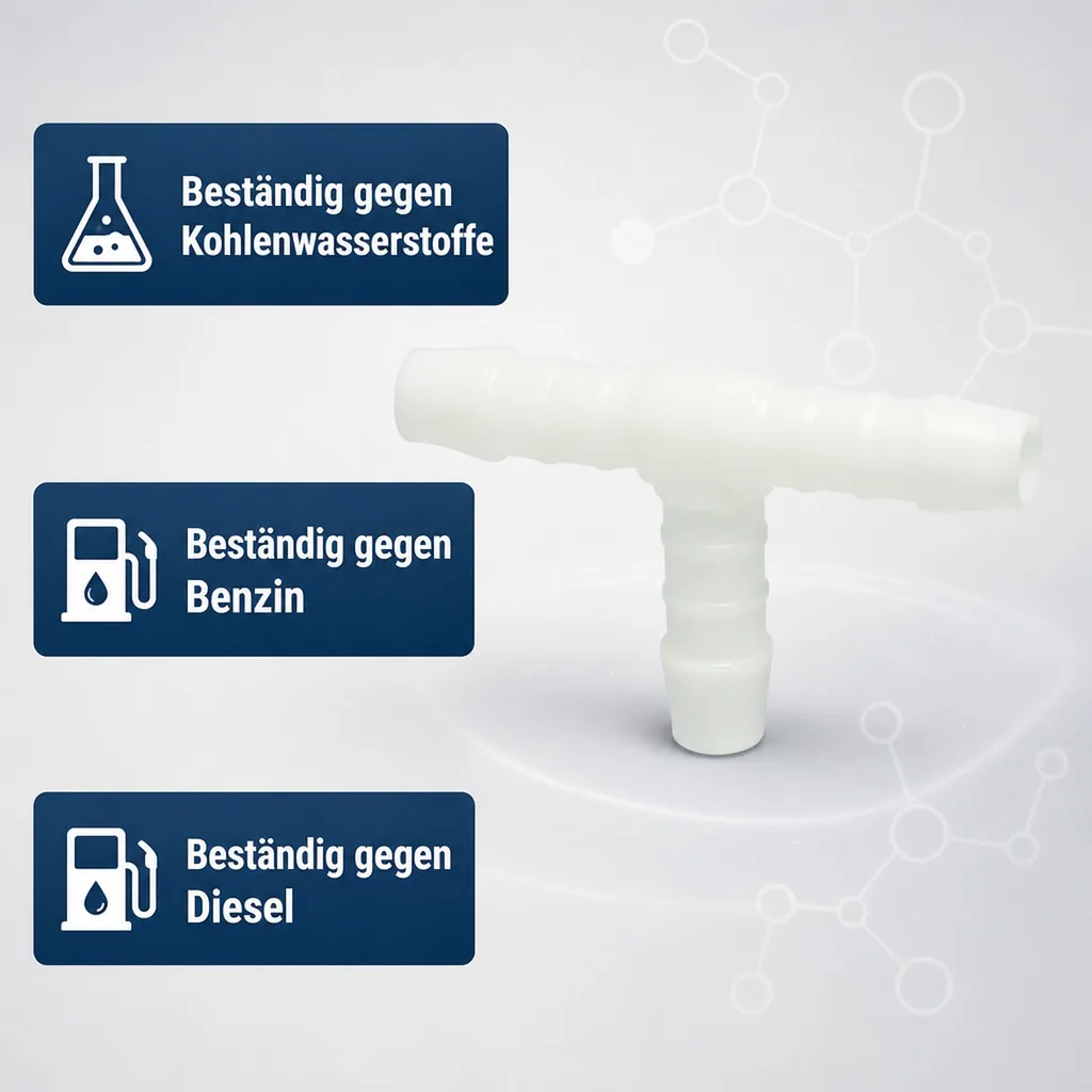 Schlauchverbinder Kunststoff T-Stück 6 mm