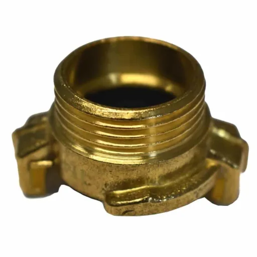 Messing T-Stück 3x1 Zoll, 3x Gewindestück 1 Zoll IG/AG, Messingfitting