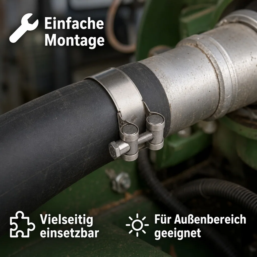 Gelenkbolzenschelle 187-200mm, Spannbackenschelle, W2 Schlauchschelle