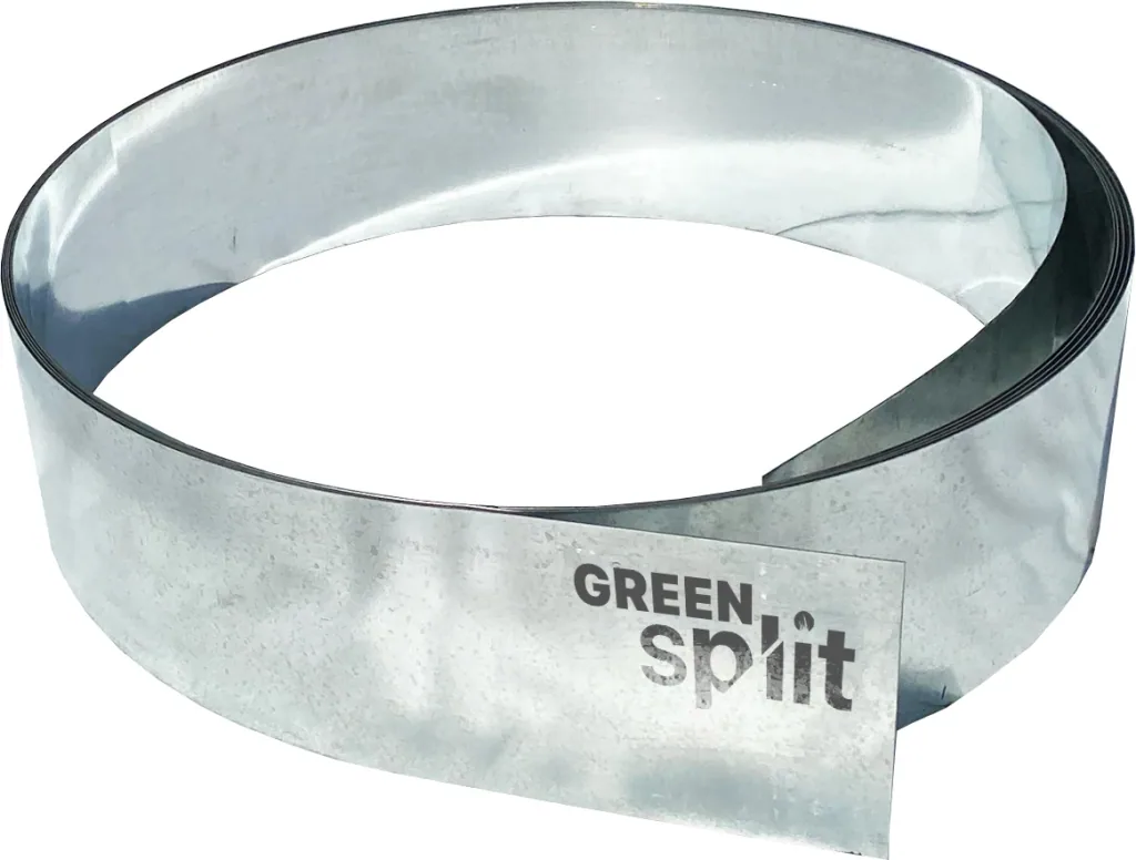 Rasenkantenband Metall Alu/Zink (Länge 10m 15m / Höhe 15cm 20cm 25cm) | Rasenkanten | Beeteinfassung | Beetumrandung | Beetbegrenzungen, Länge-GS: 10 m; Breite: 20 cm