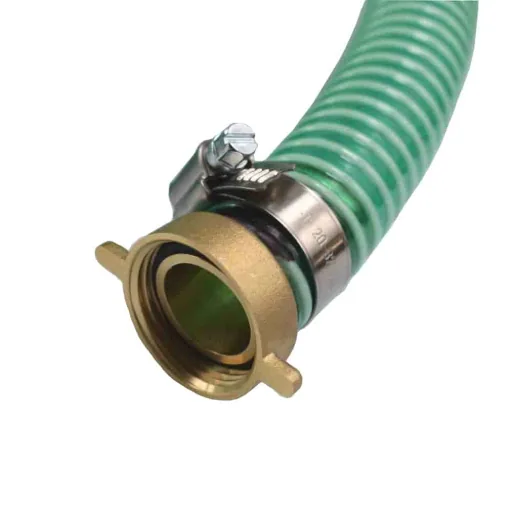 Druckschlauch 1 Zoll, Saug-Druckschlauch 25mm, 8m, mit Schlauchverschraubung, Poolschlauch, Teichschlauch