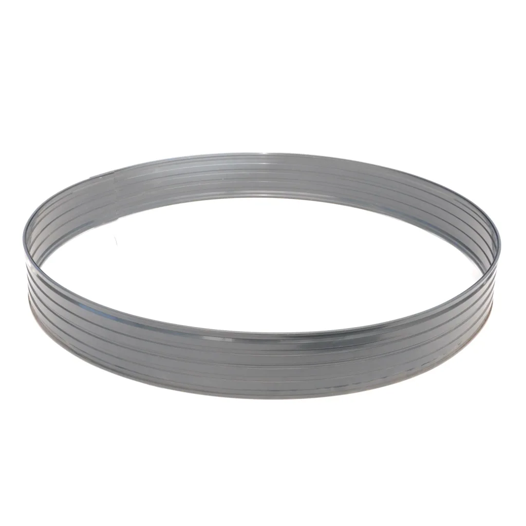 Baumring aus Alu Höhe 100 mm Durchmesser 1 m | Baumumrandung | Pflanzringe | Beeteinfassung | Rasenkante rund