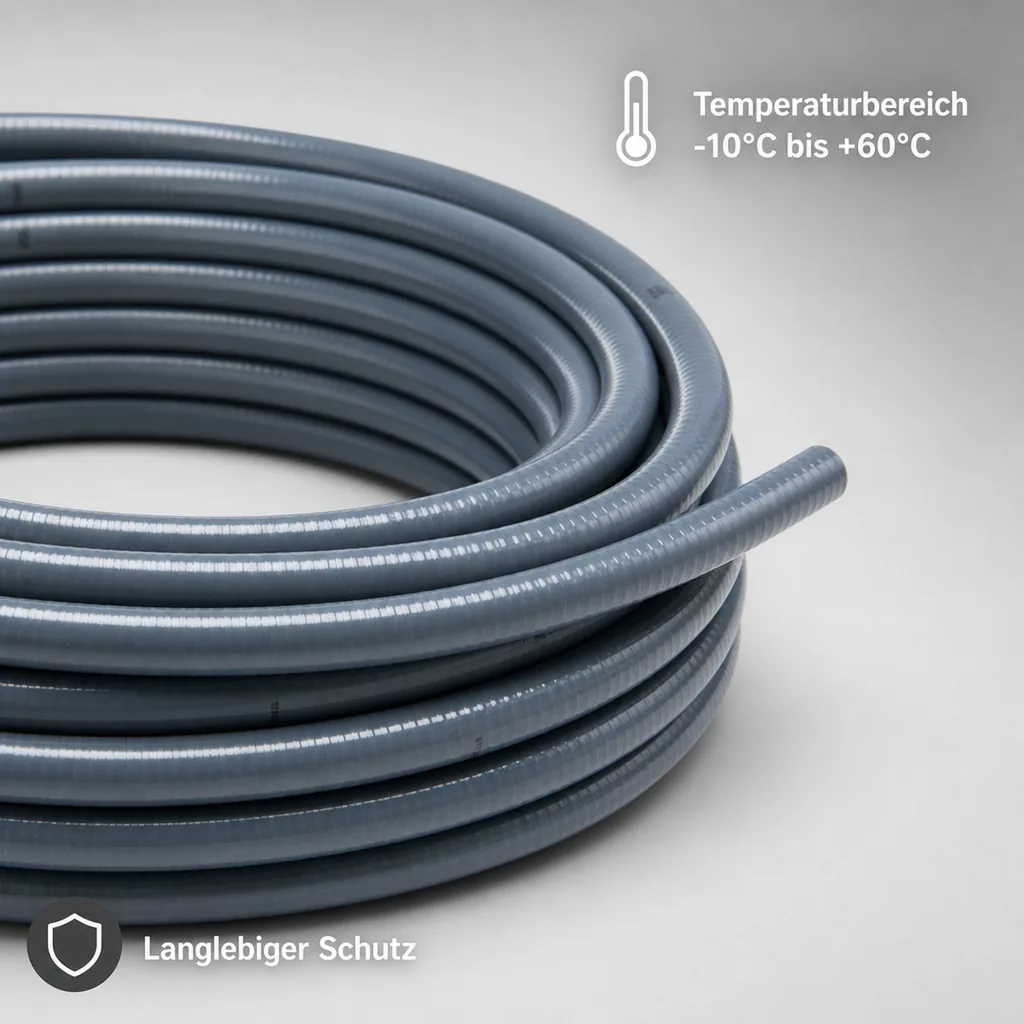 PVC Schlauch 40mm, Flexschlauch, Klebeschlauch, Meterware