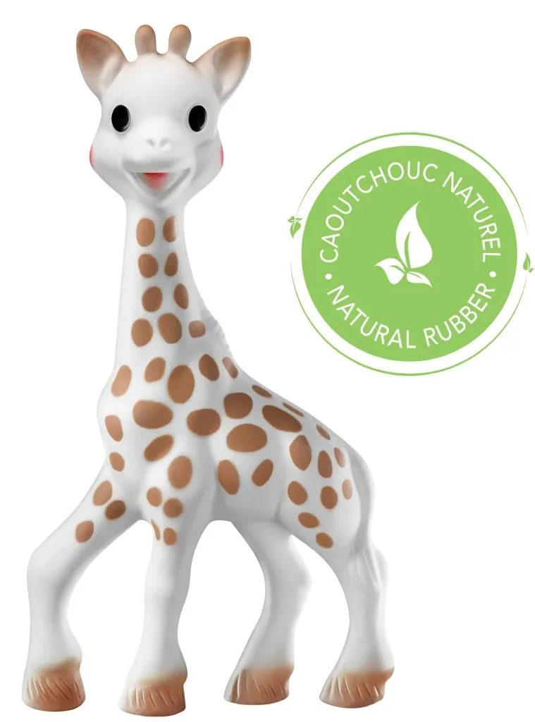 Sophie la girafe Beißring, Ringrassel - Naturkautschuk, ab der Geburt geeignet