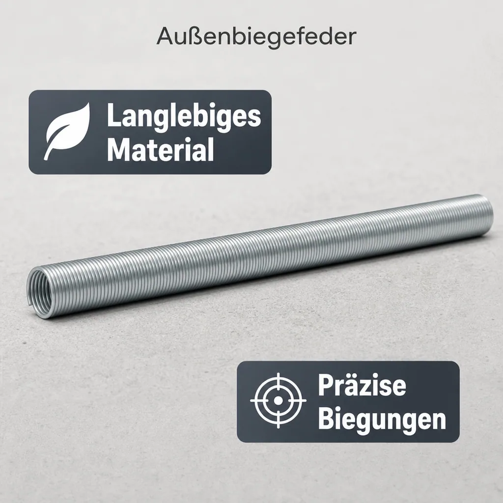 Außenbiegefeder 16mm, Biegefeder, Rohrbiegefeder