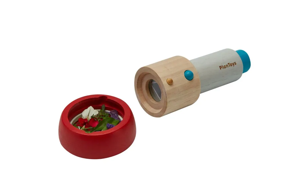 Plan Toys - Kaleidoskop, Gummibaumholz