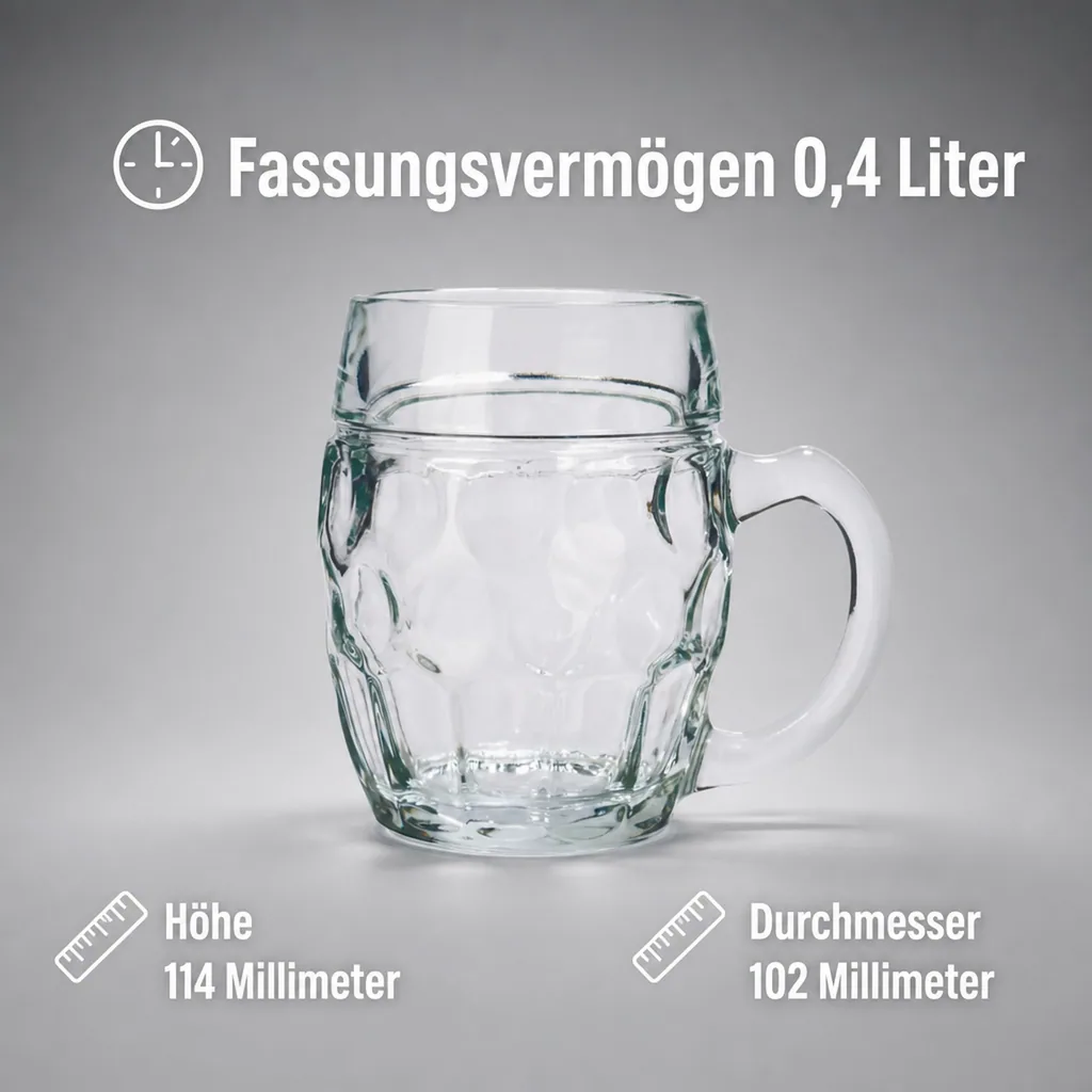 Bierglas Tübinger 0,4 l