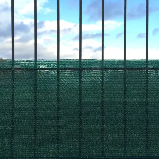 Sichtschutznetz, Windschutznetz, Zaunblende 1,8m x 5m, HDPE Gewebe