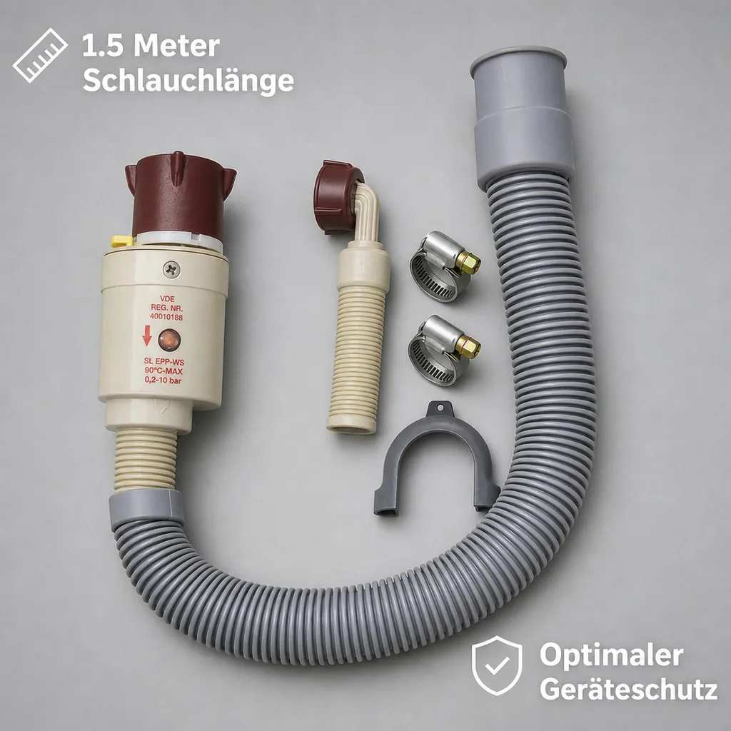 Aquastop Schlauch 1.5m, Schlauch Anschluss Set, Waschmaschine & Spülmaschine