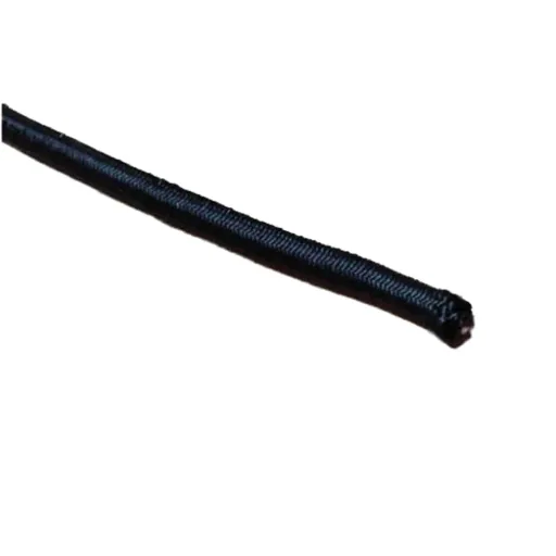 Expanderseil 10mm, Schwarz, 25m, UV-beständig, Gummiseil für Plane