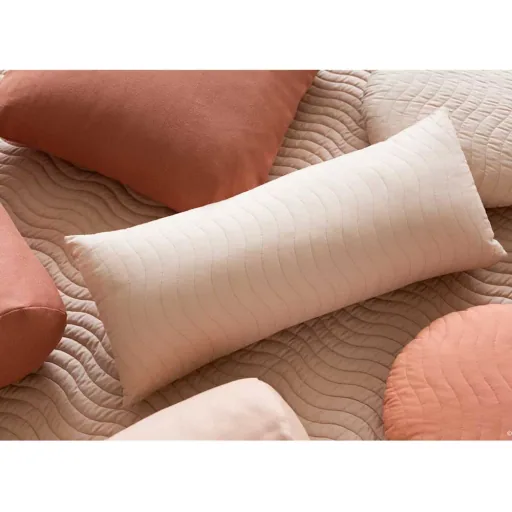 Nobodinoz Kissen rechteckig "Monte Carlo" blass rosa