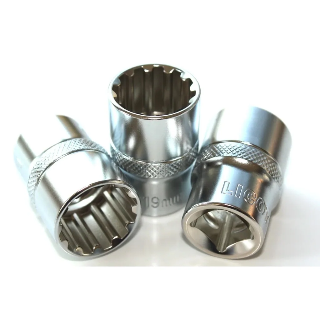 Stecknuss 8mm, 1/2 Zoll Nuss, CrV, kurze Ausführung