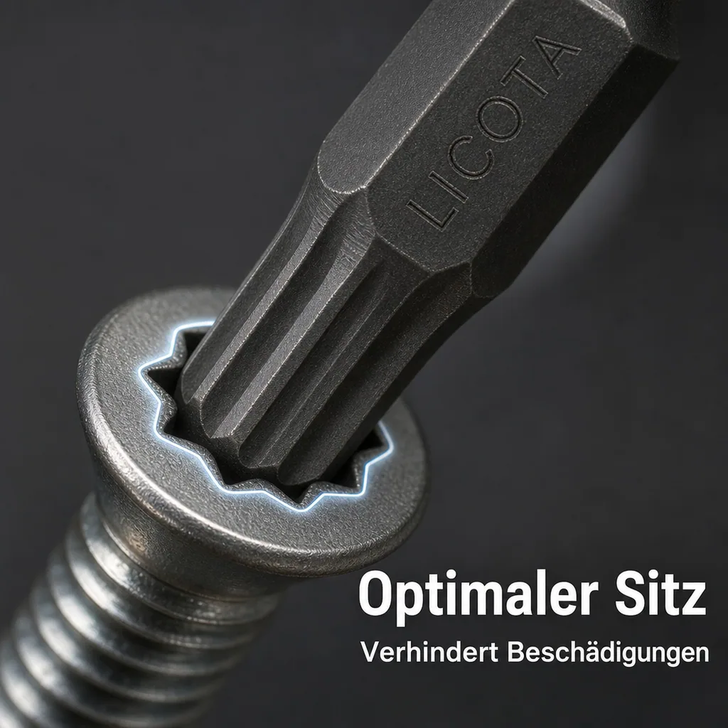 M10 Spline Bit, 10mm Hex, -Shop, S2 Stahl