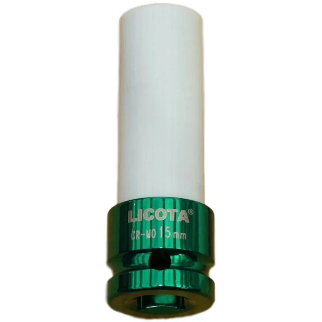 Schlagschraubernuss, Alufelgen Nuss, 1/2 Zoll, SW 15mm, Cr-Mo Stahl