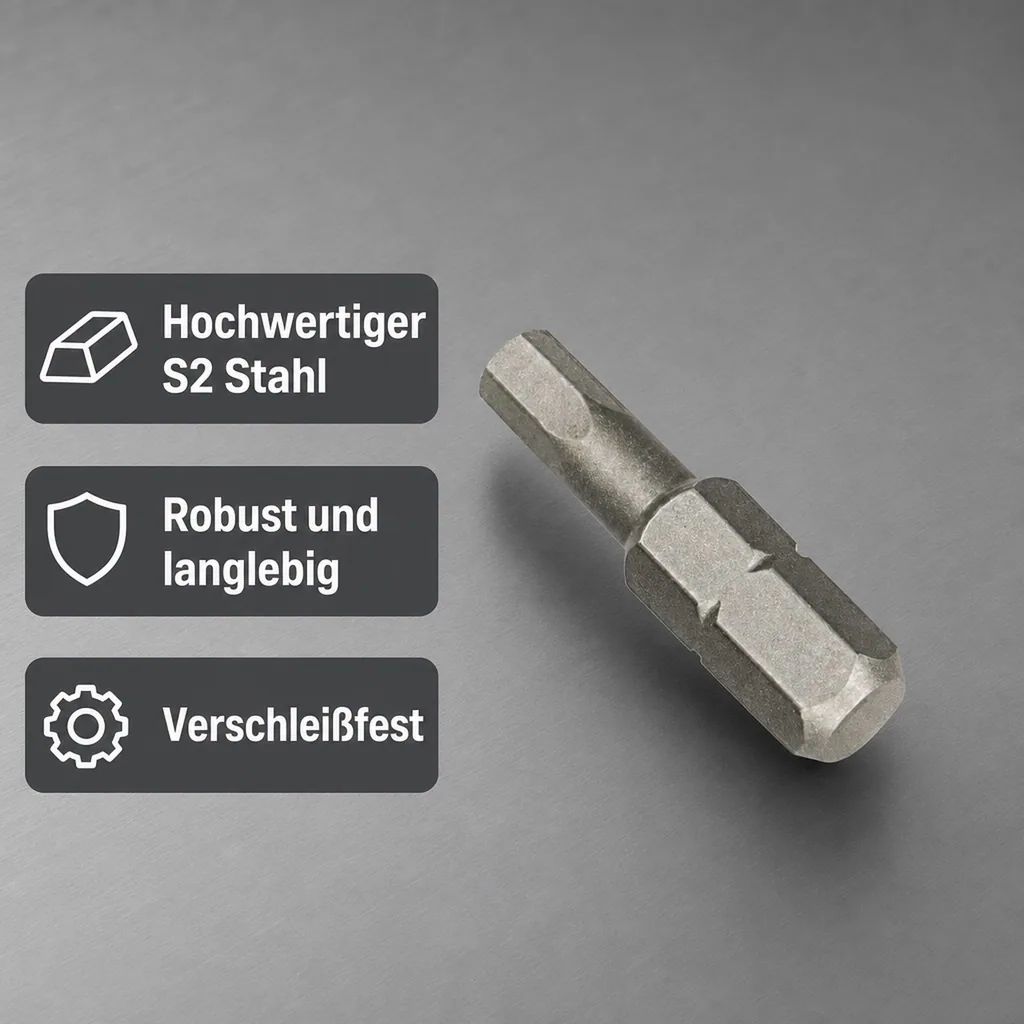 Innensechskant 4mm, Innensechskant, 1/4 Zoll, L=30mm