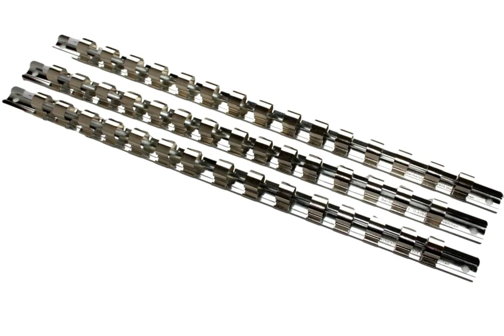 Stecknuss Halter, Stecknuss Schiene 1/2 Zoll, 15 Clips, Werkzeug Organisation