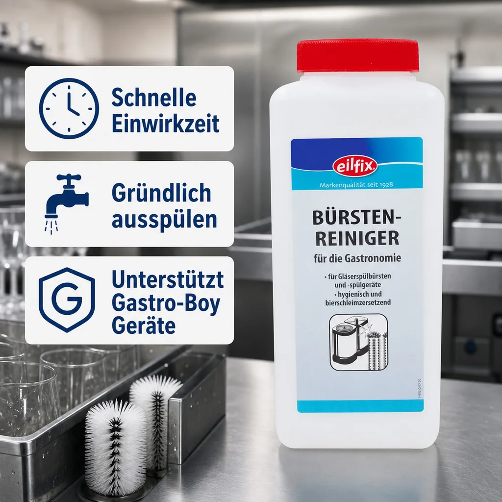 Bürstenreiniger für Gläserspülgeräte, Gläserspülbürste - 1kg