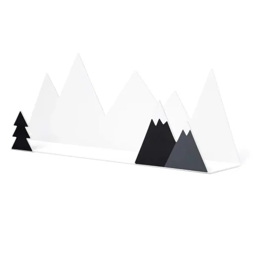tresxics Wandregal Berge schwarz