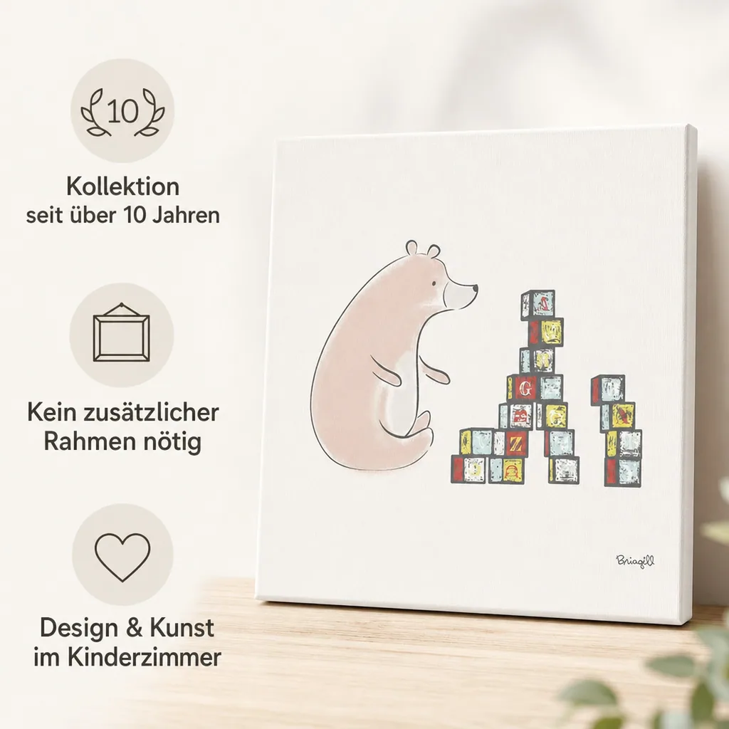 Lilipinso Bild Bär & Klötze