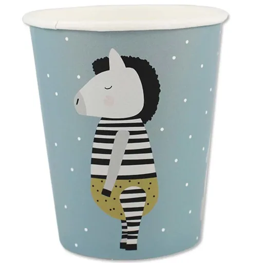 Ava & Yves Pappbecher Set Tiere