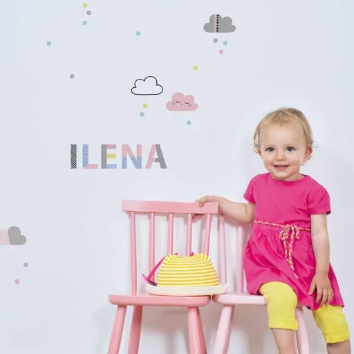 Lilipinso Wandsticker Happy Buchstabe E
