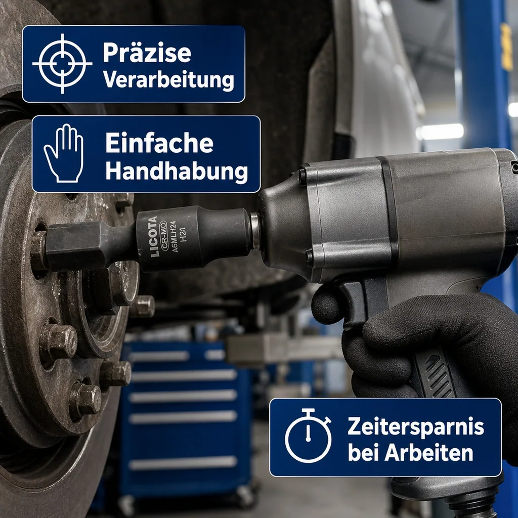Innensechskant Nuss, 3/4 Zoll H24, Schlagschrauber Nuss, Cr-Mo Stahl