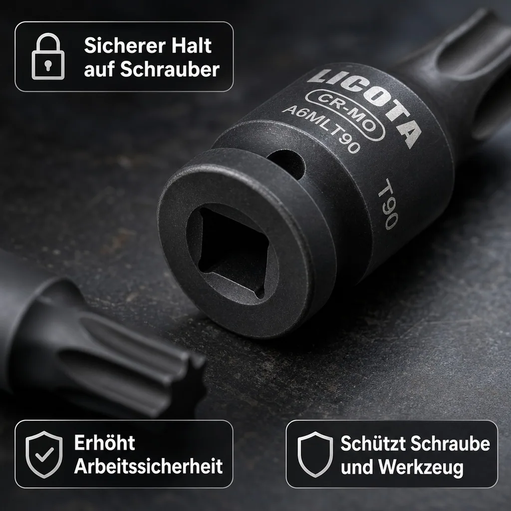 Innensechskant Nuss, Schlagschrauber, 3/4 Zoll, T70, Industriequalität