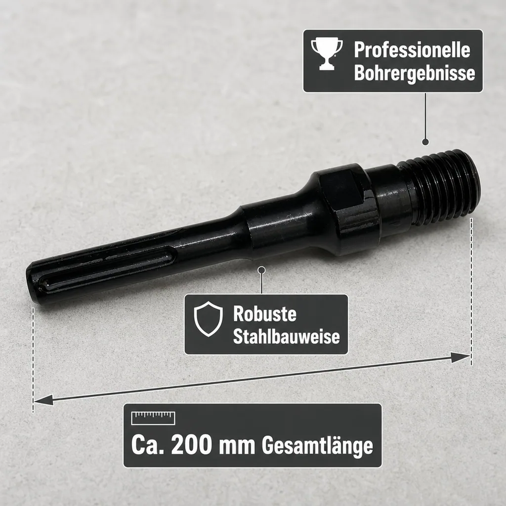 SDS Max Adapter, Diamantbohrkrone Adapter, UNC Adapter