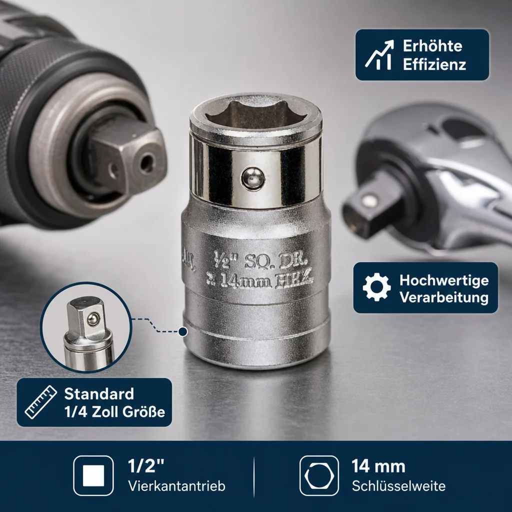 1/4 zoll adapter, Bit Adapter 1/4, Stecknuss Adapter