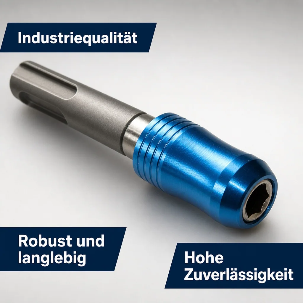 SDS Plus Bithalter Magnetisch, 6,35mm Hex, 80mm