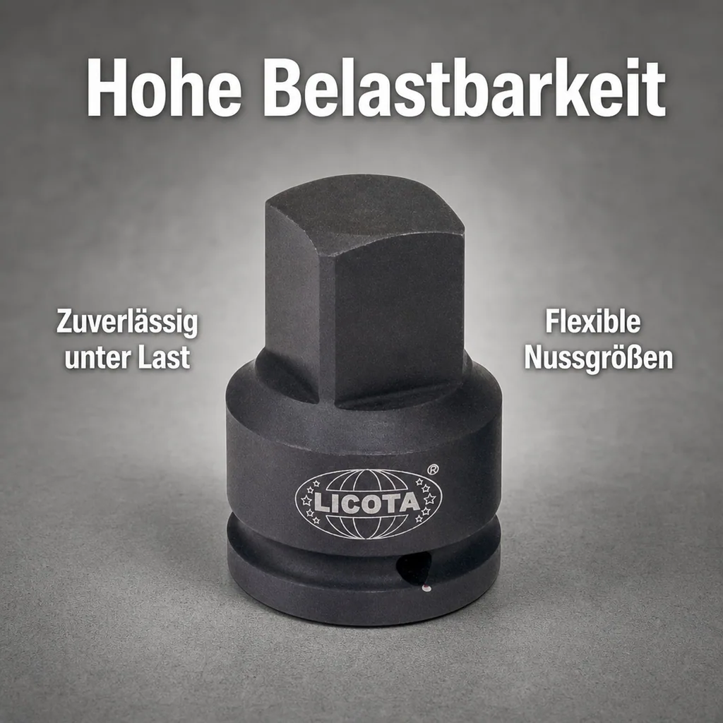 Schlagschrauber Adapter 3/4 Zoll auf 1 Zoll, Cr-Mo