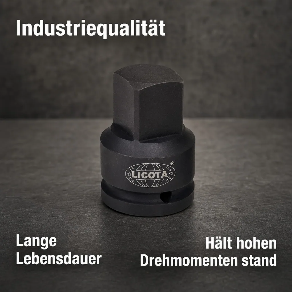 Schlagschrauber Adapter, 3/8 auf 1/2 Adapter, Cr-Mo Stahl