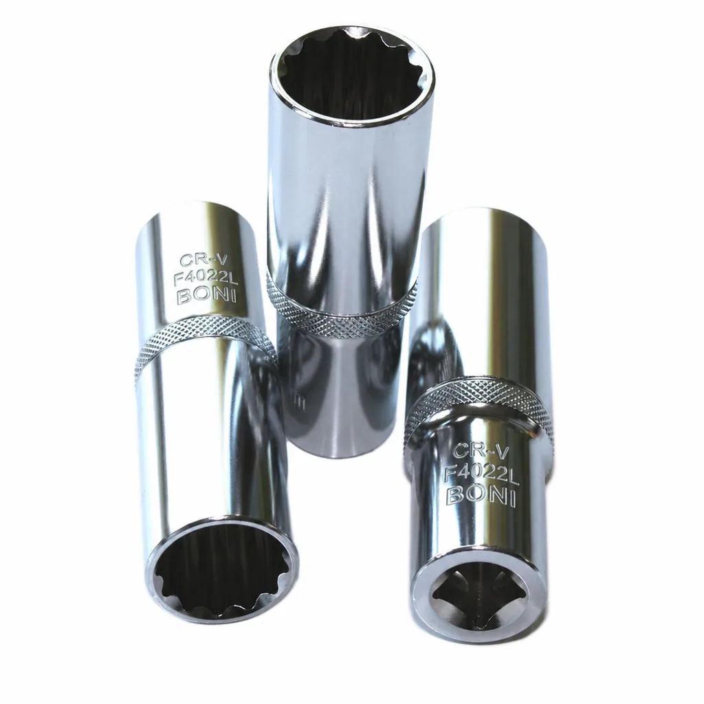 Stecknuss 22mm, Langnuss, 1/2 Zoll, CR-V, 12-Kant