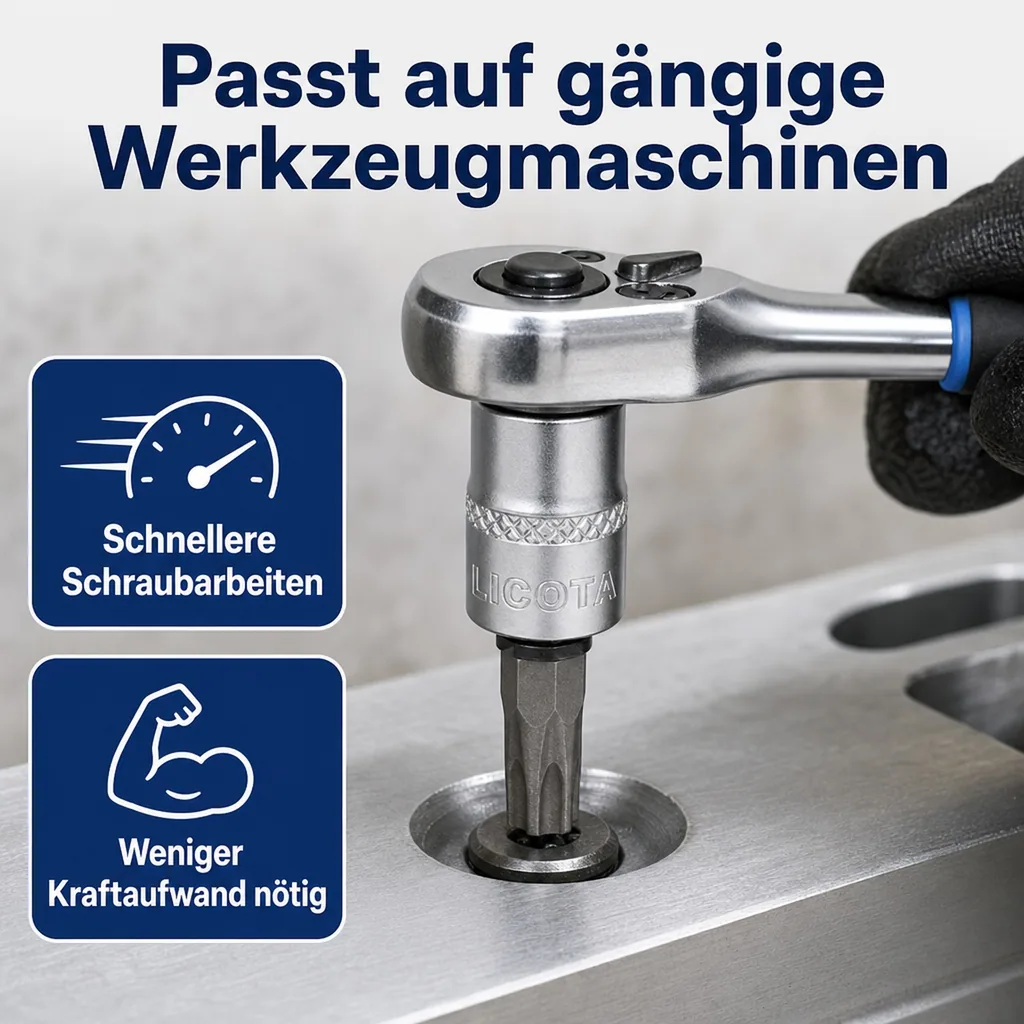 Innensechskant Nuss T50, 1/2 Zoll Stecknuss, CrV, Werkzeug