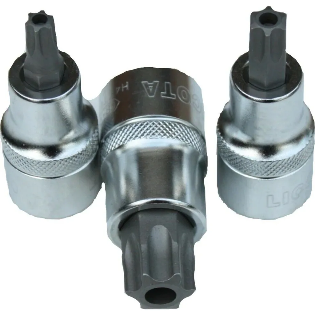 Innensechskant Nuss, Innensechskant Stecknuss 1/2 Zoll T70, CrV, S2 Stahl, mit Stirnloch