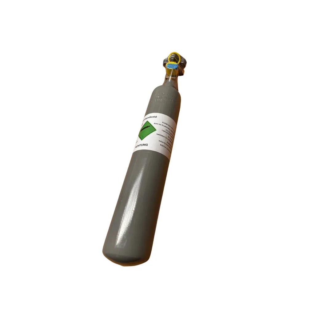 CO2 Flasche, Kohlensäureflasche, Gasflasche CO2 - 0,5 kg, ohne Flaschenhalter