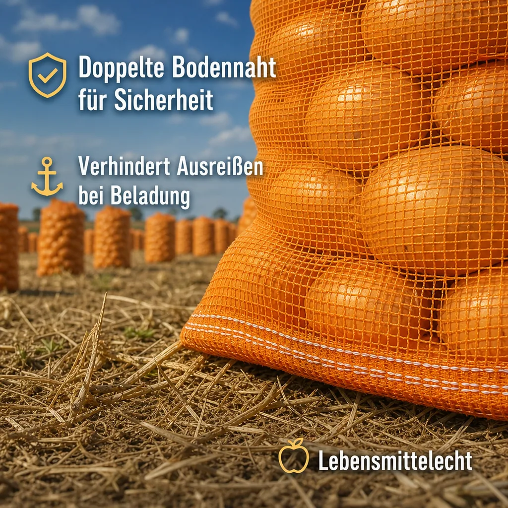 Raschelsäcke Goldgelb, 31x50 cm, 100 Stück, mit Zugband, Verpackungssäcke