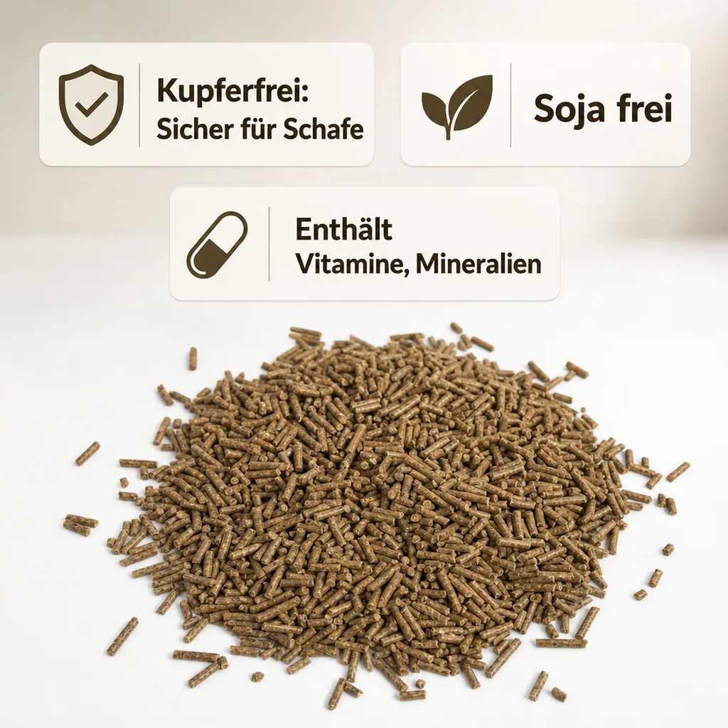 Lammfutter 20kg, Lämmerfutter, Schaffutter, Ziegenfutter, Futterpellet