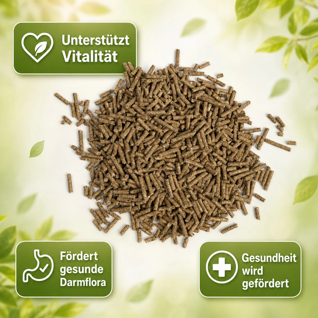 Wildtierfutter 25kg Pellet, Spezialfutter Pflanzenfresser, Vitaminreich