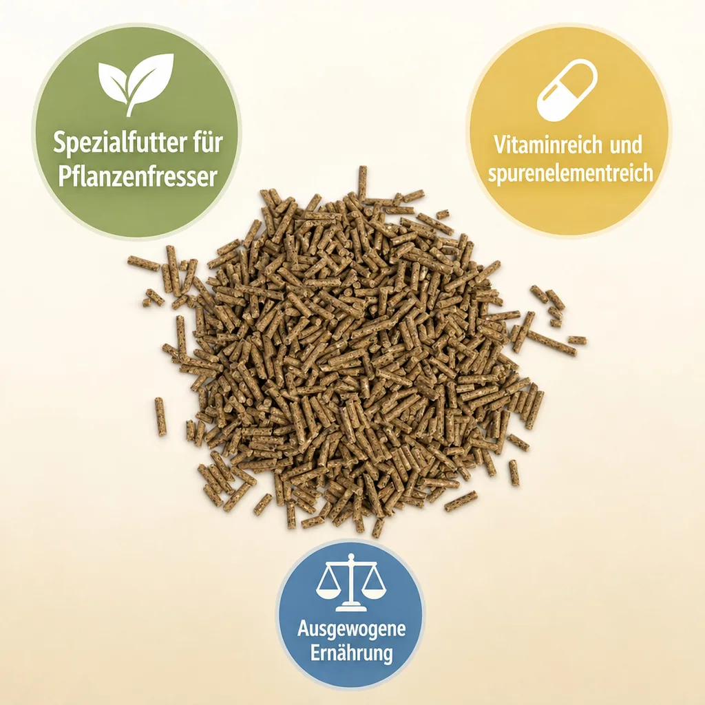 Wildtierfutter 25kg Pellet, Spezialfutter Pflanzenfresser, Vitaminreich