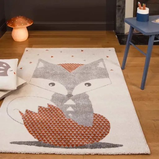 Art for Kids Kinderteppich Fuchs, Größe: 80 x 150 cm